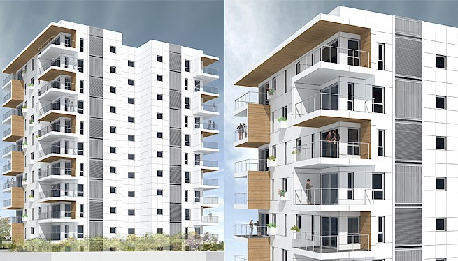 מ. גיא אדריכלים | תוכנית בנין עיר | פרויקט אמה טאובר, הרצליה | דיור בר-השגה